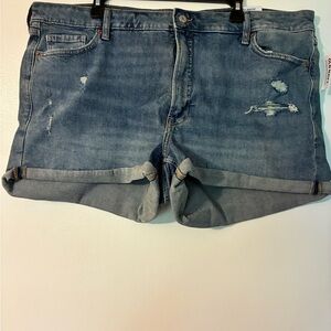 Old Navy Distressed Blue Jean Shorts